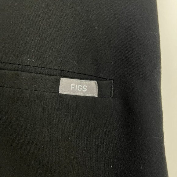 Figs Scrub Top Casma Three-Pocket Women's Large Black Medical Nursing Healthcare - Picture 6 of 15